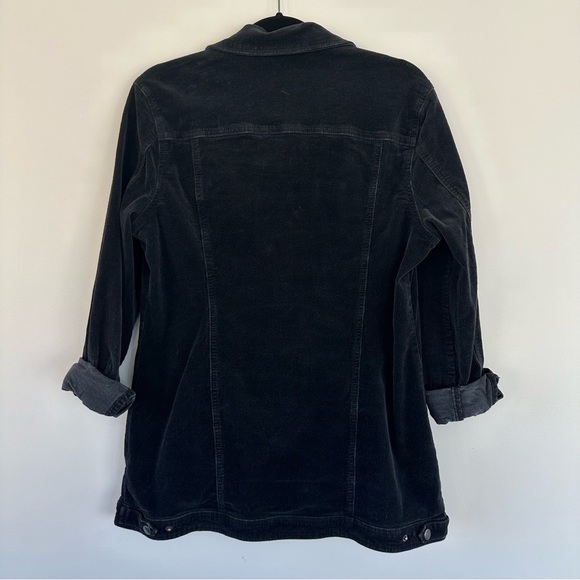 Tribal Black Corduroy Denim Jacket Size L - Picture 4 of 6